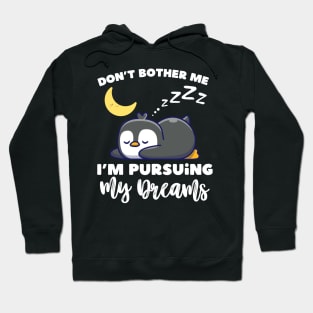 Cute Penguin Sleeping Napping Hoodie